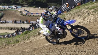 Campano y Yamaha Eduardo Castro, a un paso del podio en el inicio del Nacional de MX1