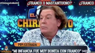 Pipi Estrada defiende a Franco y habla del Franquismo en El Chiringuito debido a Mastantuono
