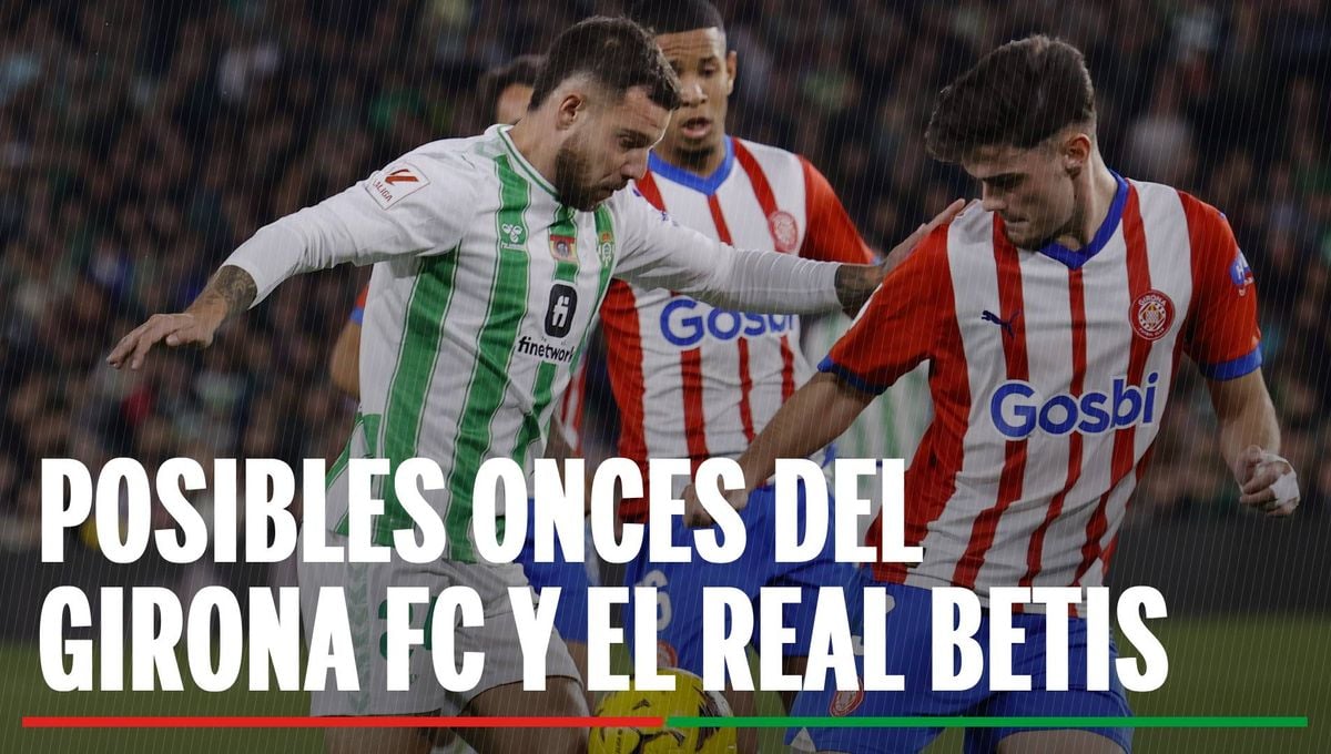 Alineaciones Girona - Betis: Alineación posible de Girona y Real Betis en el partido de LaLiga