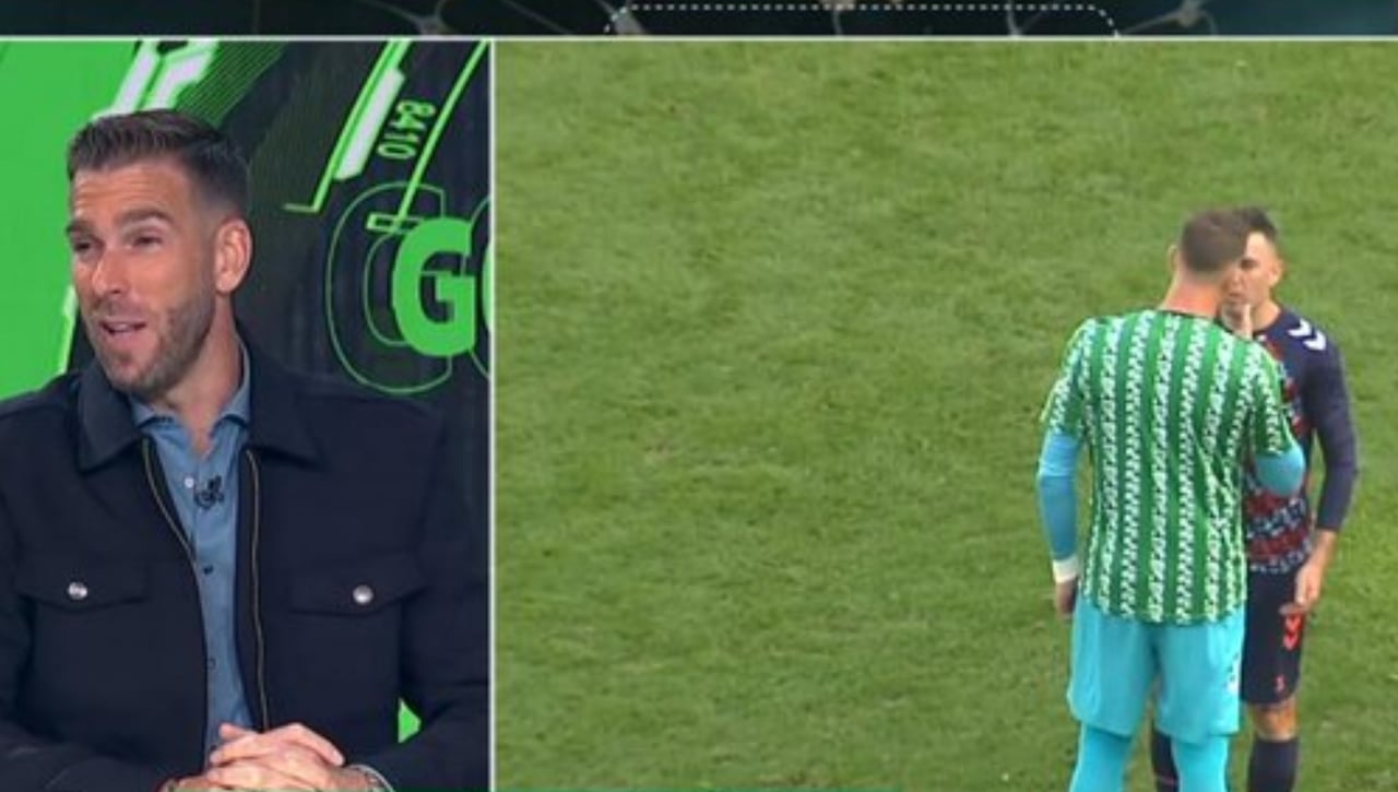 Adrián explica su enganchón con Iago Aspas, 'non grato' en el Betis