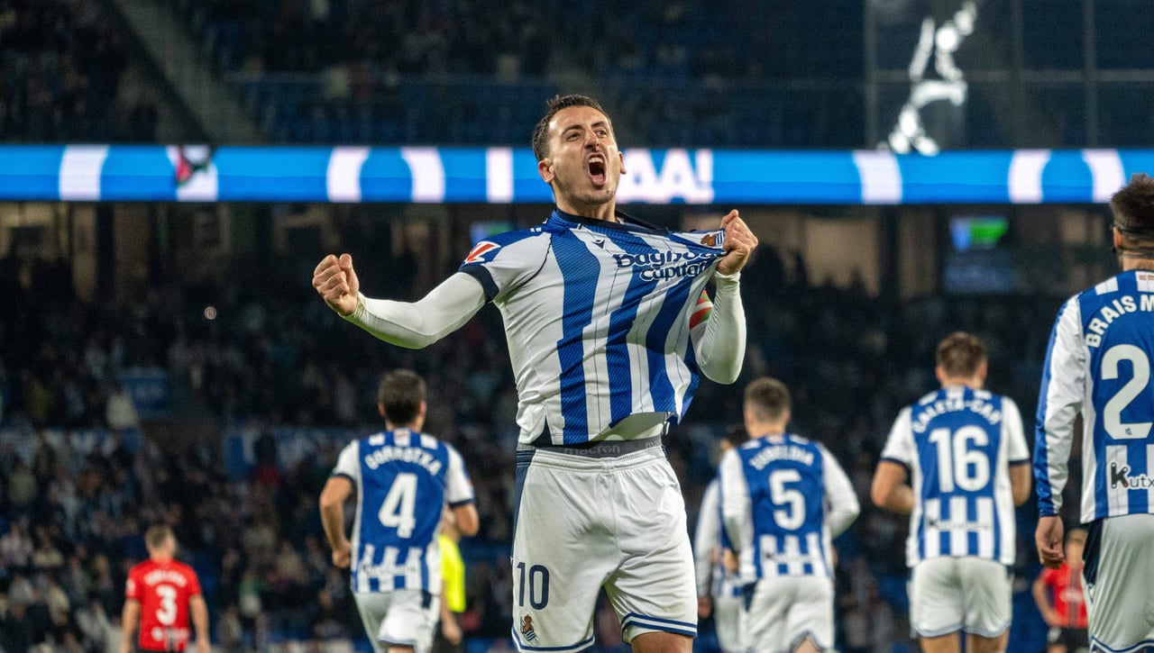 Real Sociedad 1-0 Mallorca: Oyarzabal hace respirar a Sergio Francisco
