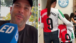 La familia Esteban, con el corazón dividido, un hijo en el Real Betis y otro en el Atlético de Madrid: “Imagina el chat de WhatsApp…”