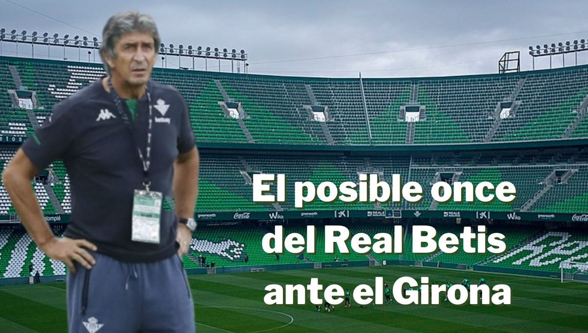 El posible once inicial del Real Betis ante el Girona FC