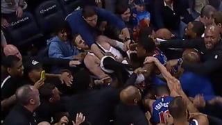 Así fue la brutal pelea que acabó con siete expulsados en la NBA