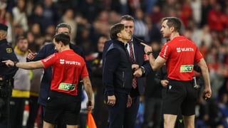 Los árbitros televisivos censuran "la actitud de sheriff" de Iosu Galech con Almeyda: "No puedes retar, así haces daño al colectivo"