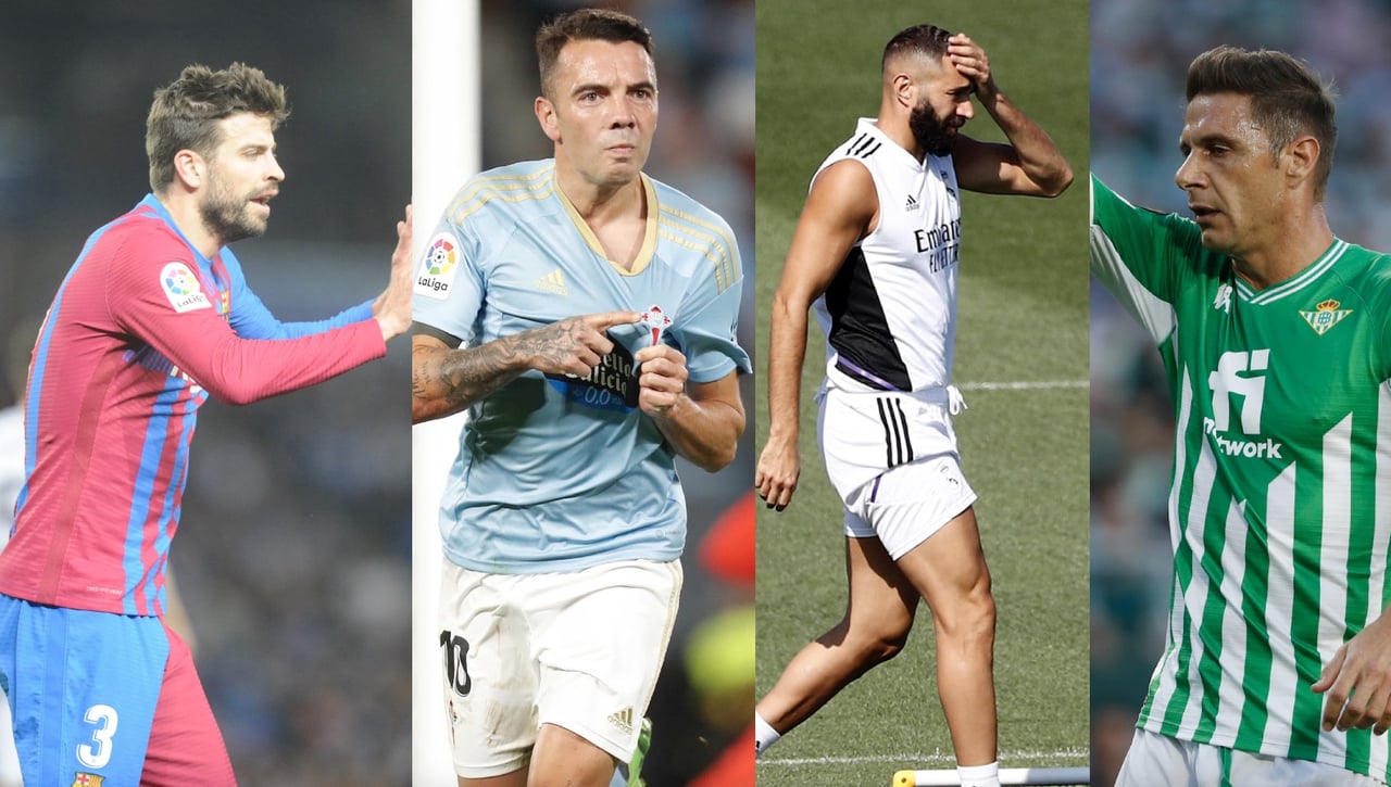 Lo que comparten Iago Aspas, Piqué, Benzema y Joaquín