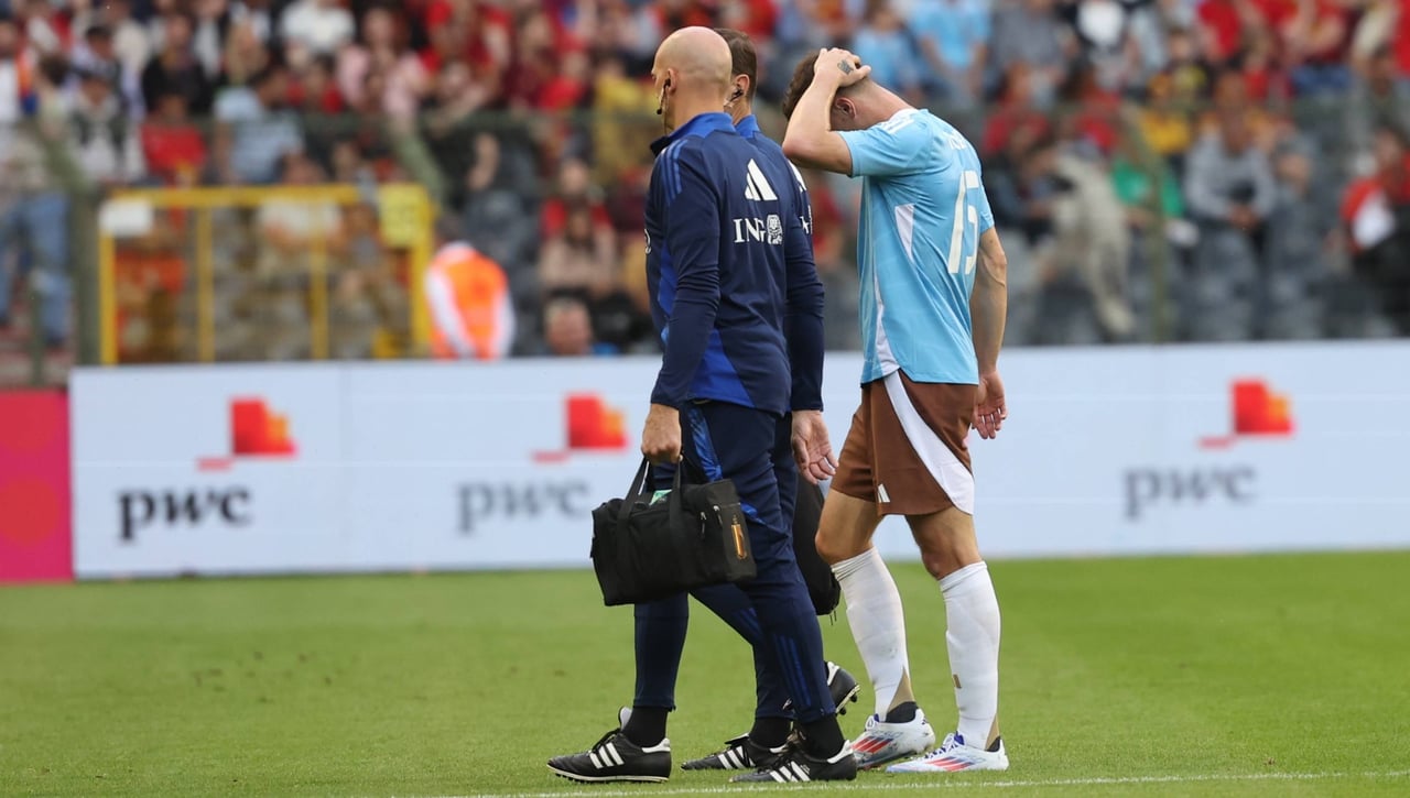 ¡Baja en Bélgica por lesión muscular para la Eurocopa!