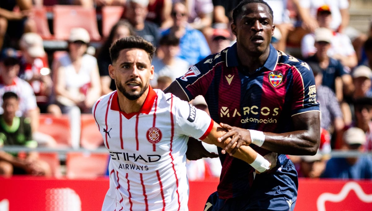 Girona 0-4 Levante: Etta Eyong y Carlos Álvarez atropellan a los de Míchel