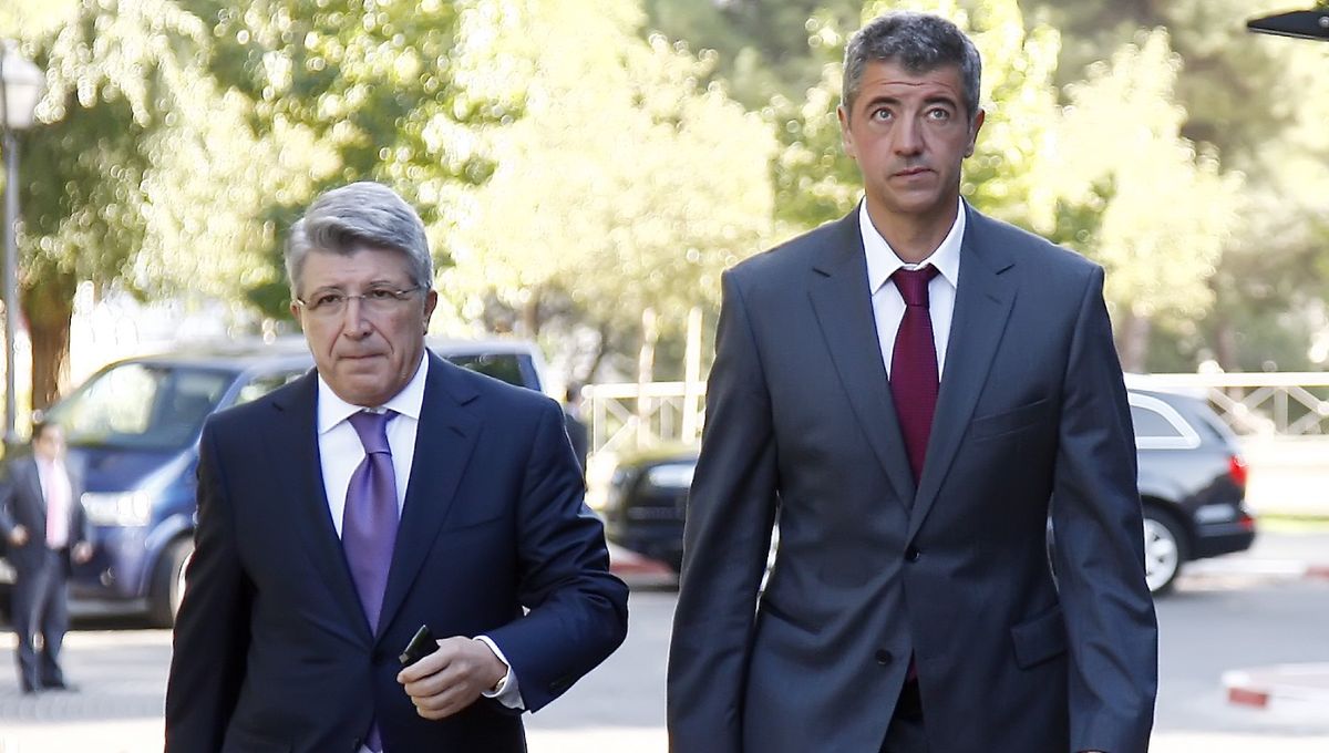 Gil Marín sube posiciones entre los más ricos de España y piensa en la venta del Atlético de Madrid
