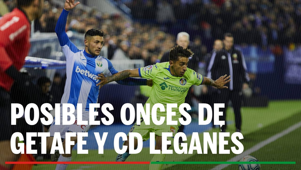 Alineaciones Getafe CF - CD Leganés: Alineación posible de Getafe y Leganés en el partido de hoy de LaLiga EA Sports