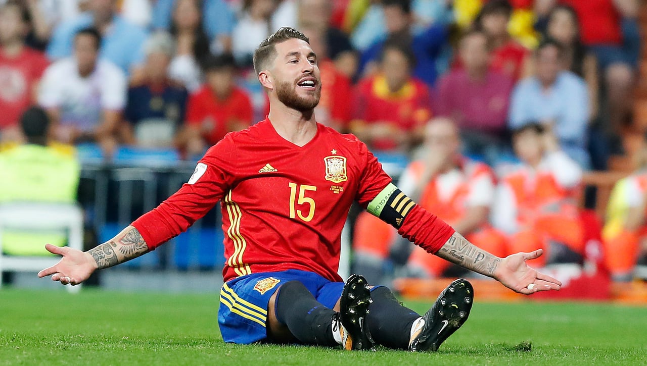 De la Fuente pasa (literalmente) de Sergio Ramos