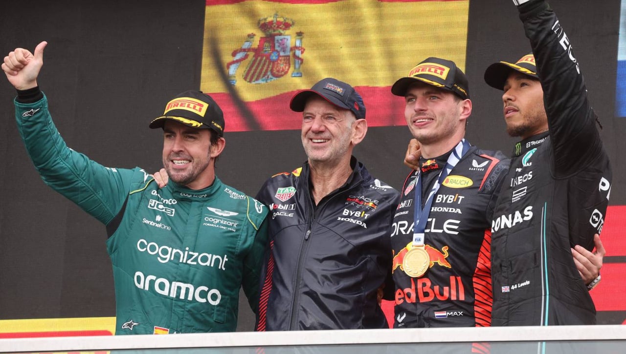 Fernando Alonso 'le mina la moral' a Checo Pérez en el GP de Canadá de F1