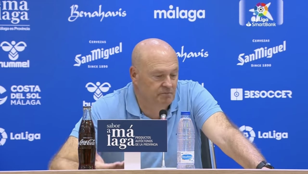 A un "jodido" Pepe Mel se le "acaba el discurso" en el Málaga