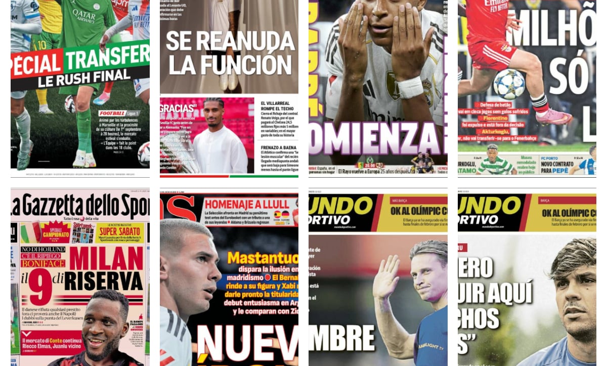 José Ángel Carmona, Iker Losada, Mbappé... Así vienen las portadas