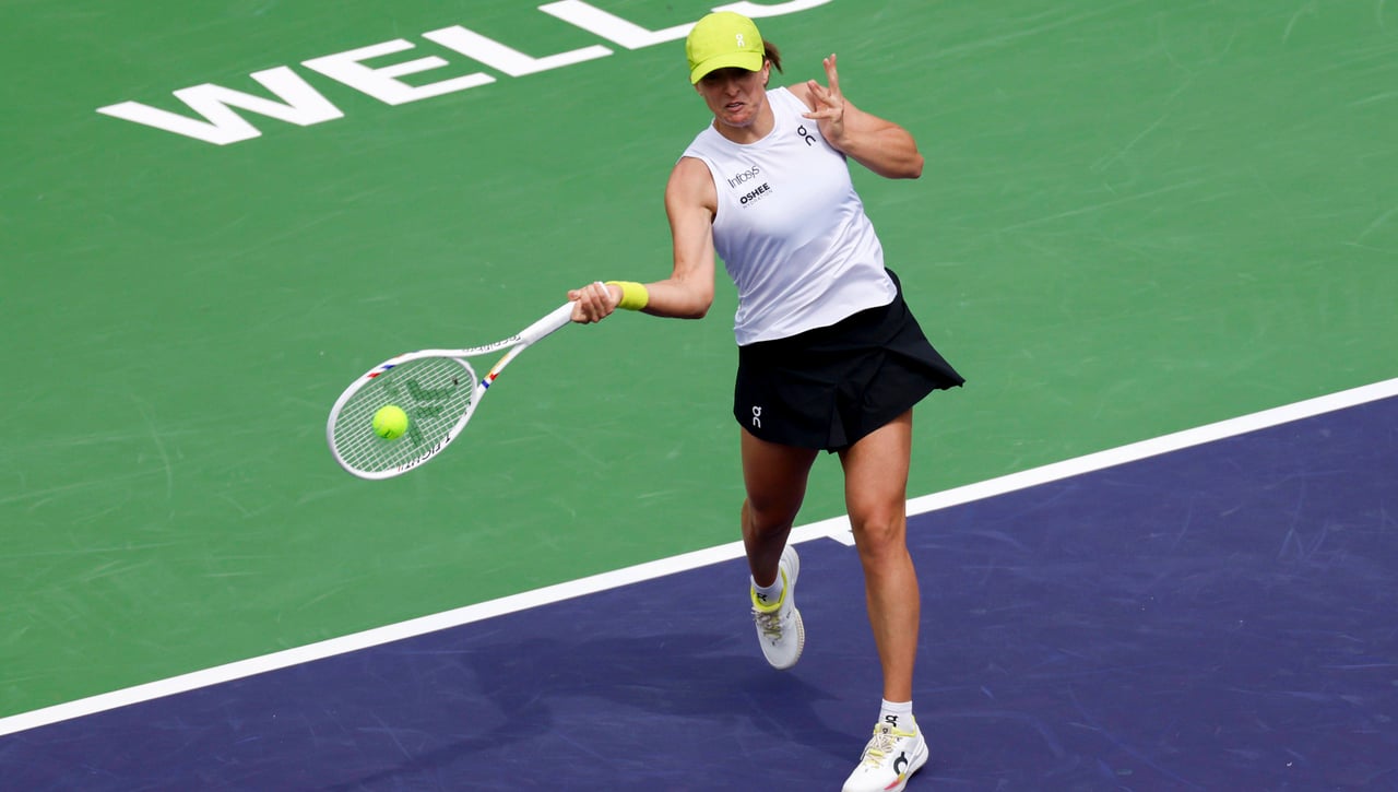 Swiatek destroza a Zheng y amplía su idilio con Indian Wells 