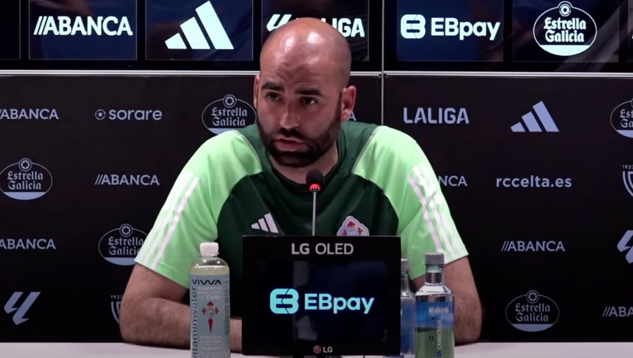 Claudio Giráldez confirma una doble alegría para el Celta