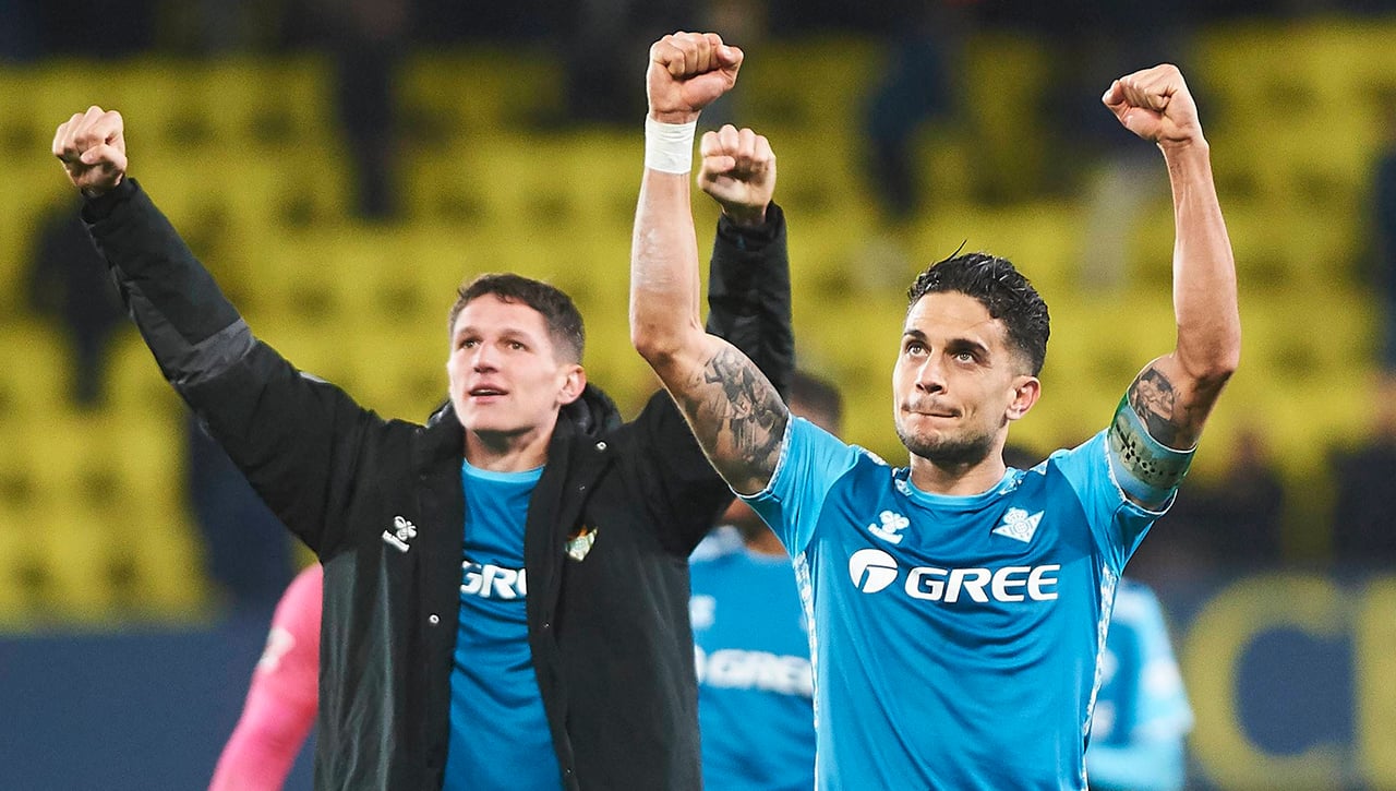 Impulso histórico al Betis para dar un golpe de Champions al Villarreal 