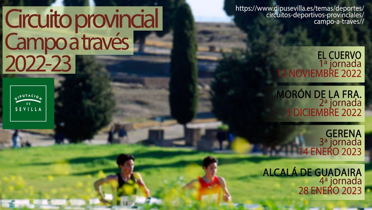 Cambio de sede en el Circuito provincial de 'Campo a través' 22/23