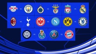 Champions League: Partidos, horarios y dónde ver en TV la jornada de Octavos de la Liga de Campeones