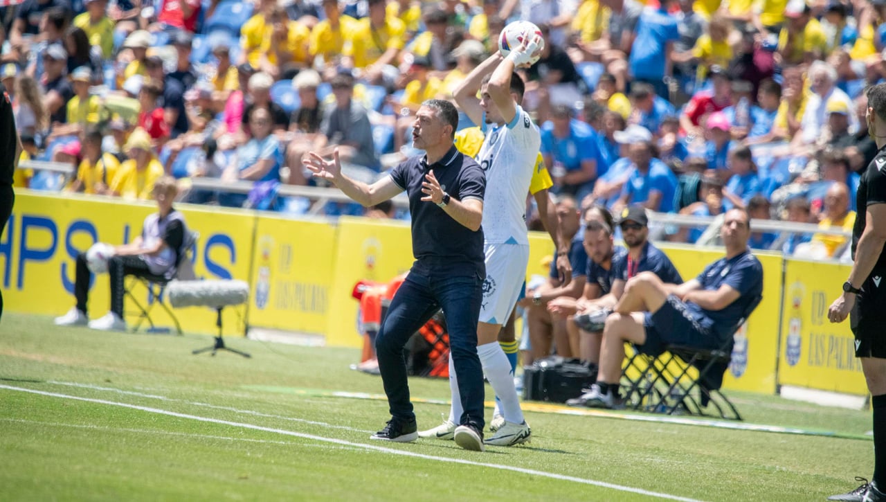 García Pimienta habla sobre su continuidad en Las Palmas
