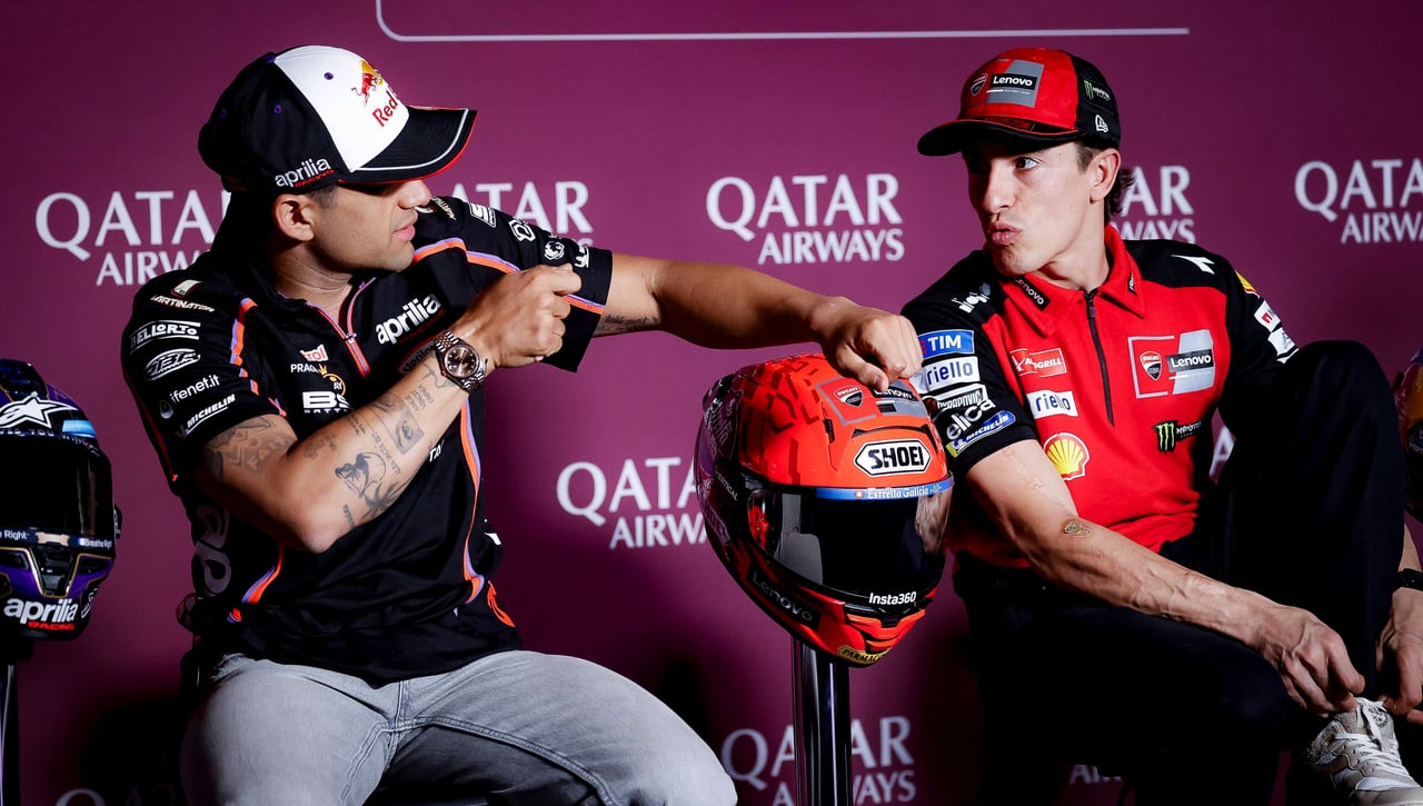 Marc Márquez salvó la carrera de Jorge Martín