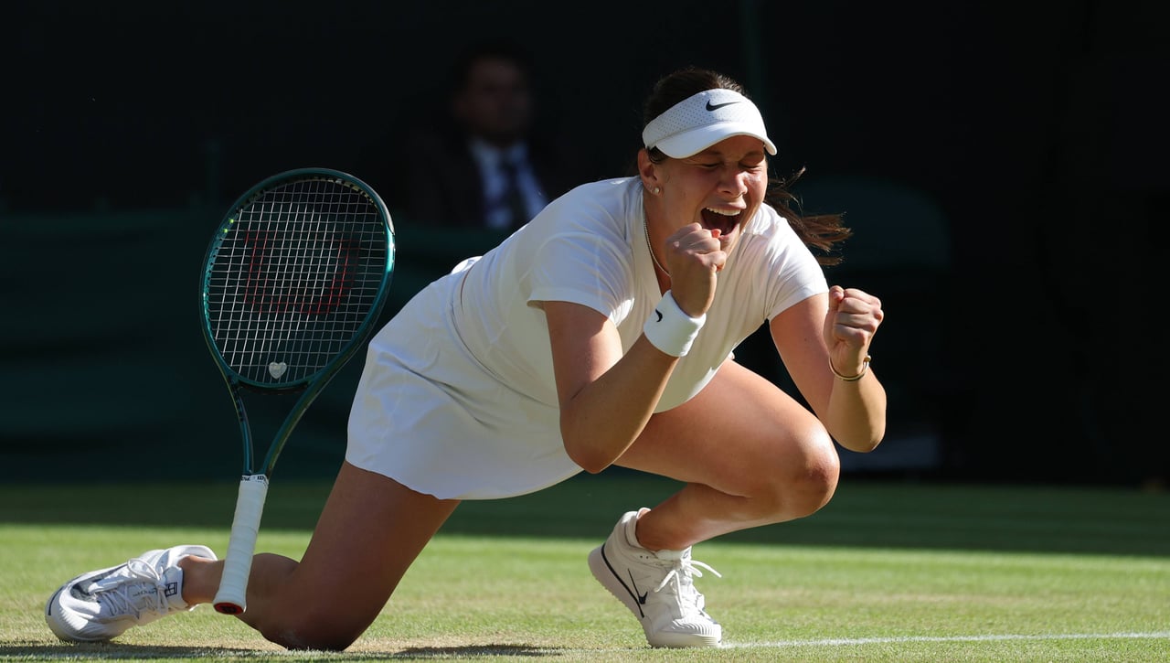 La sorpresa del cuadro quiere un paso más en Wimbledon