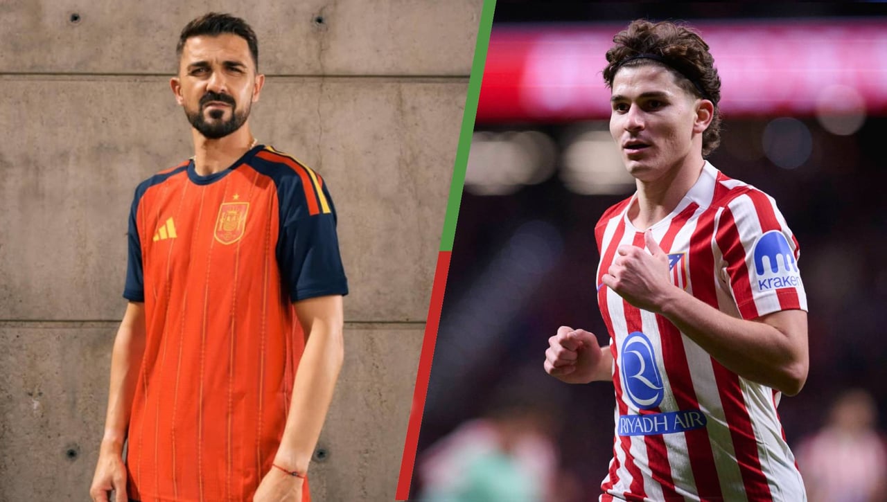 David Villa no se 'moja' para aconsejar a De la Fuente pero sí con Julián Álvarez: "Un delantero total"