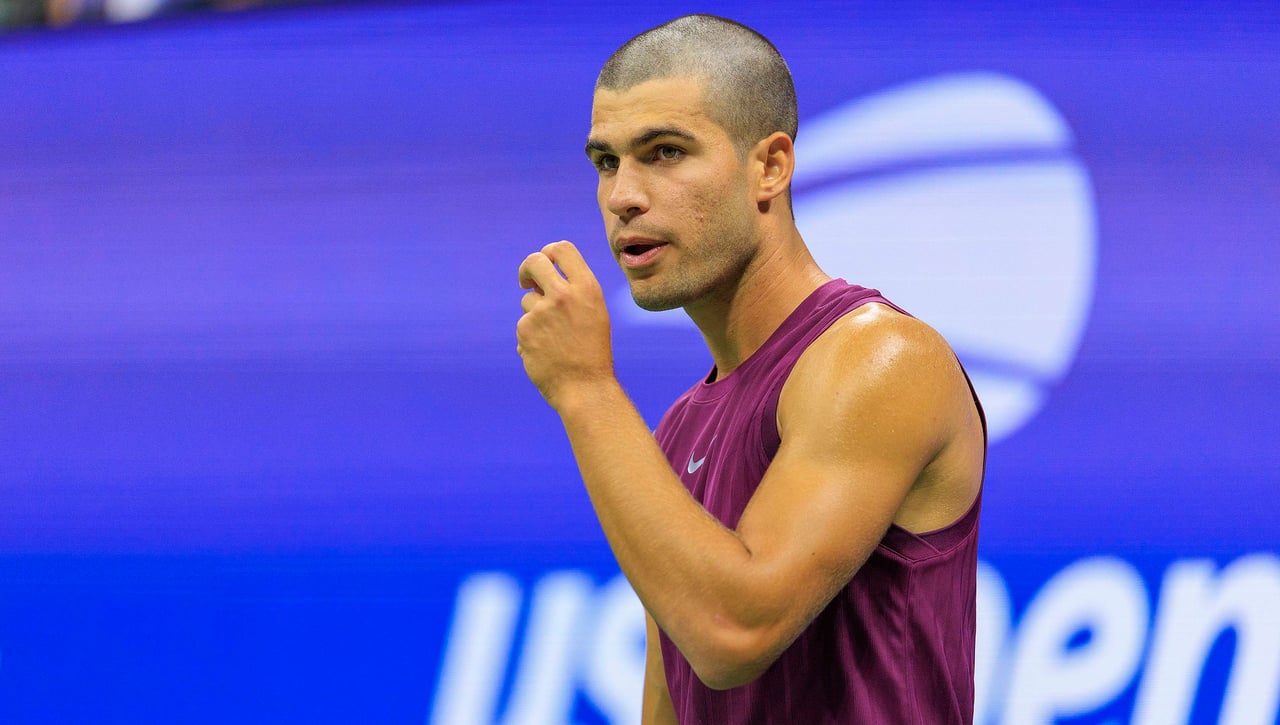 Carlos Alcaraz se pone a la altura de Rafa Nadal en el US Open