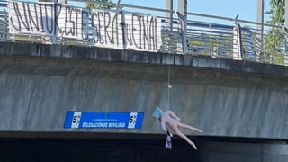 Gravísima amenaza a Del Nido Carrasco con un muñeco ahorcado