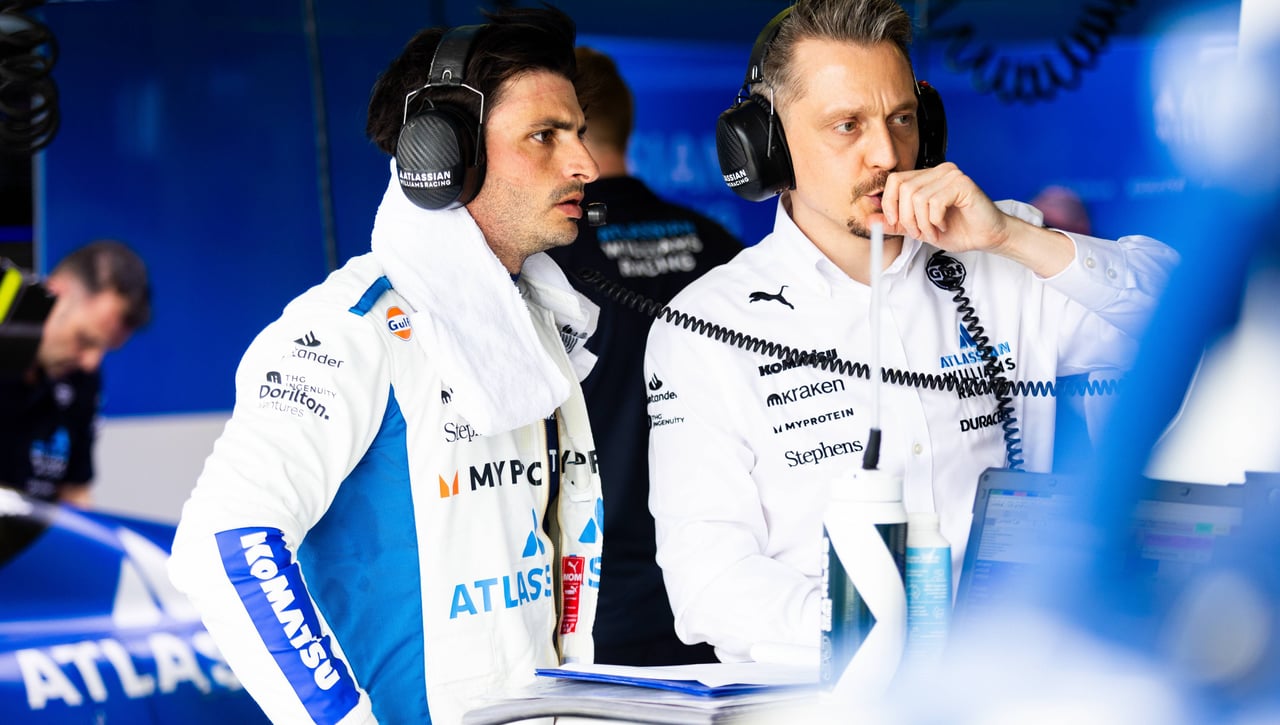 Problema inesperado para Carlos Sainz en Williams