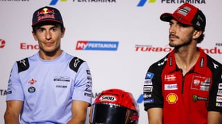 Bagnaia le contesta a Marc Márquez y Jorge Martín