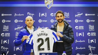 El Málaga CF no contempla hacer ficha a Adrián López 