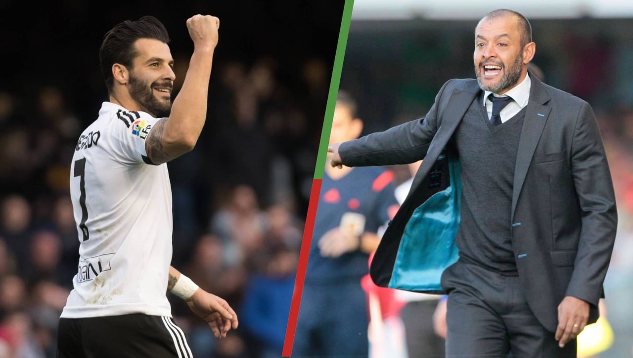 Negredo 'raja' de Nuno: "Me hizo la cruz en el Valencia"