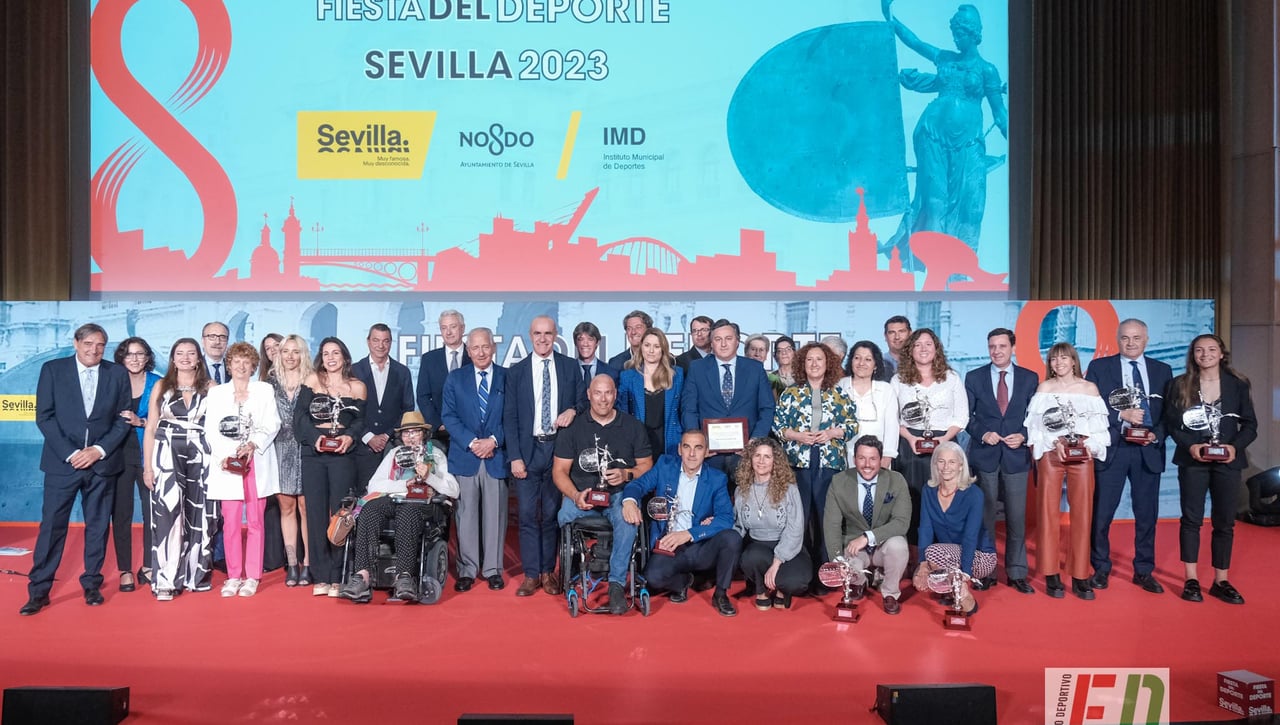 Maribel Pérez y Tano García de la Borbolla, mejores deportistas del año en una Fiesta del Deporte que premió al Betis