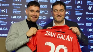 Javi Galán en su presentación: "Estoy donde quiero estar, Osasuna va mucho con mi identidad"