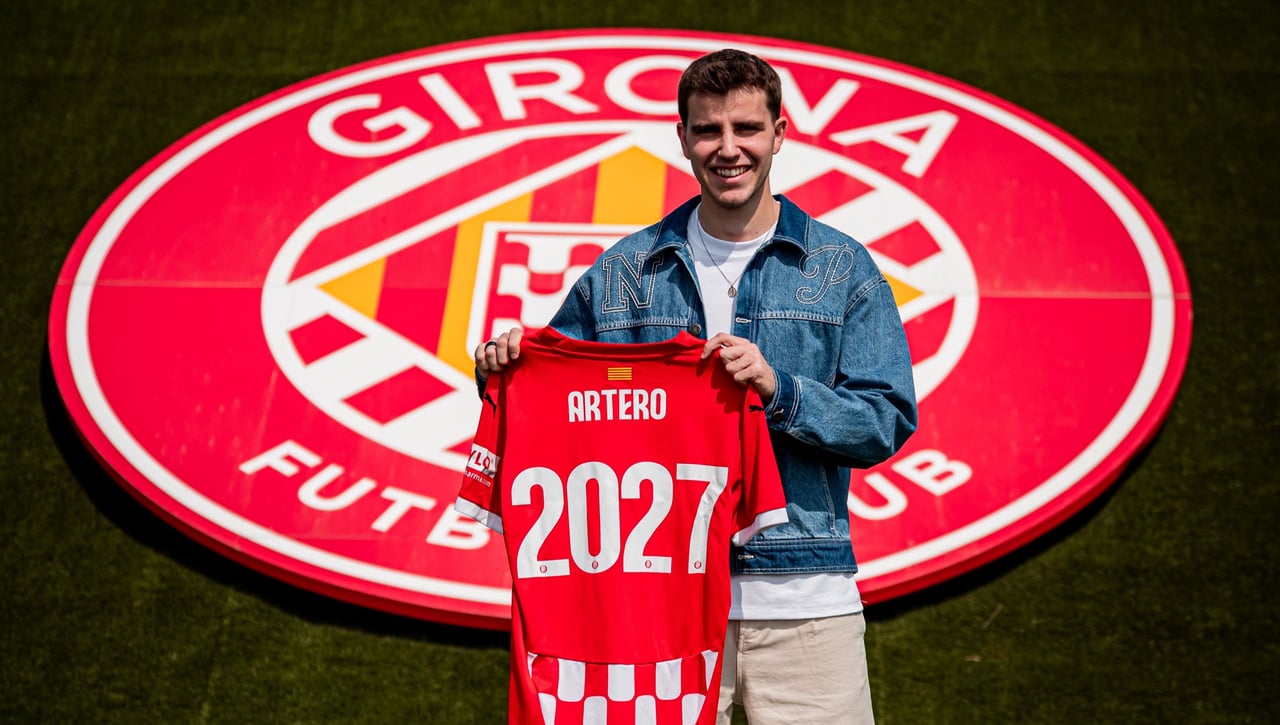 El Girona anuncia la renovación de Ricard Artero