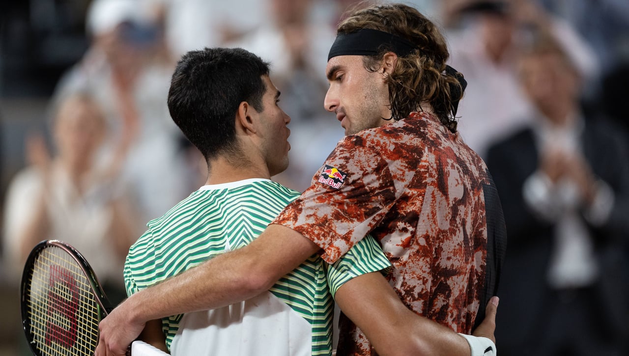 Carlos Alcaraz, culpable de la resurrección de Tsitsipas