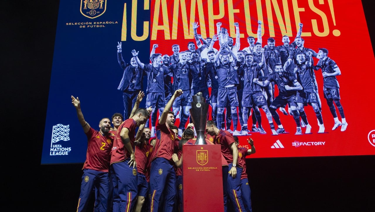 Los "Grinlis" de Fabián y el momento desagradable de Gavi en la celebración de la Selección
