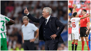 El agravio de siempre: contra Betis y Sevilla, una cosa; contra Barça y Madrid, la otra