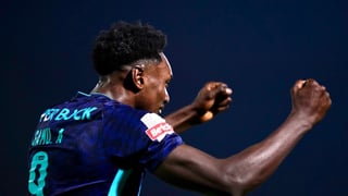 Samu Omorodion: tres dardos al Atlético y una llamada de Luis de la Fuente