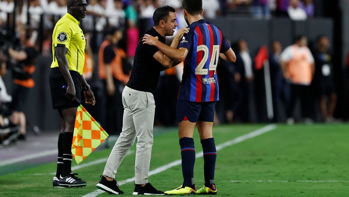 Xavi se muestra comedido sobre el posible fichaje de Koundé por el Barça aunque no esconde que es "optimista"