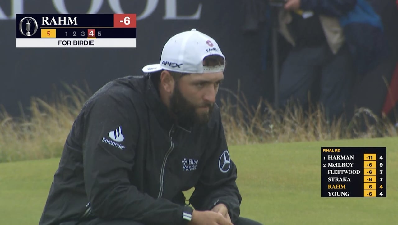 Jon Rahm acaricia la victoria en el British Open