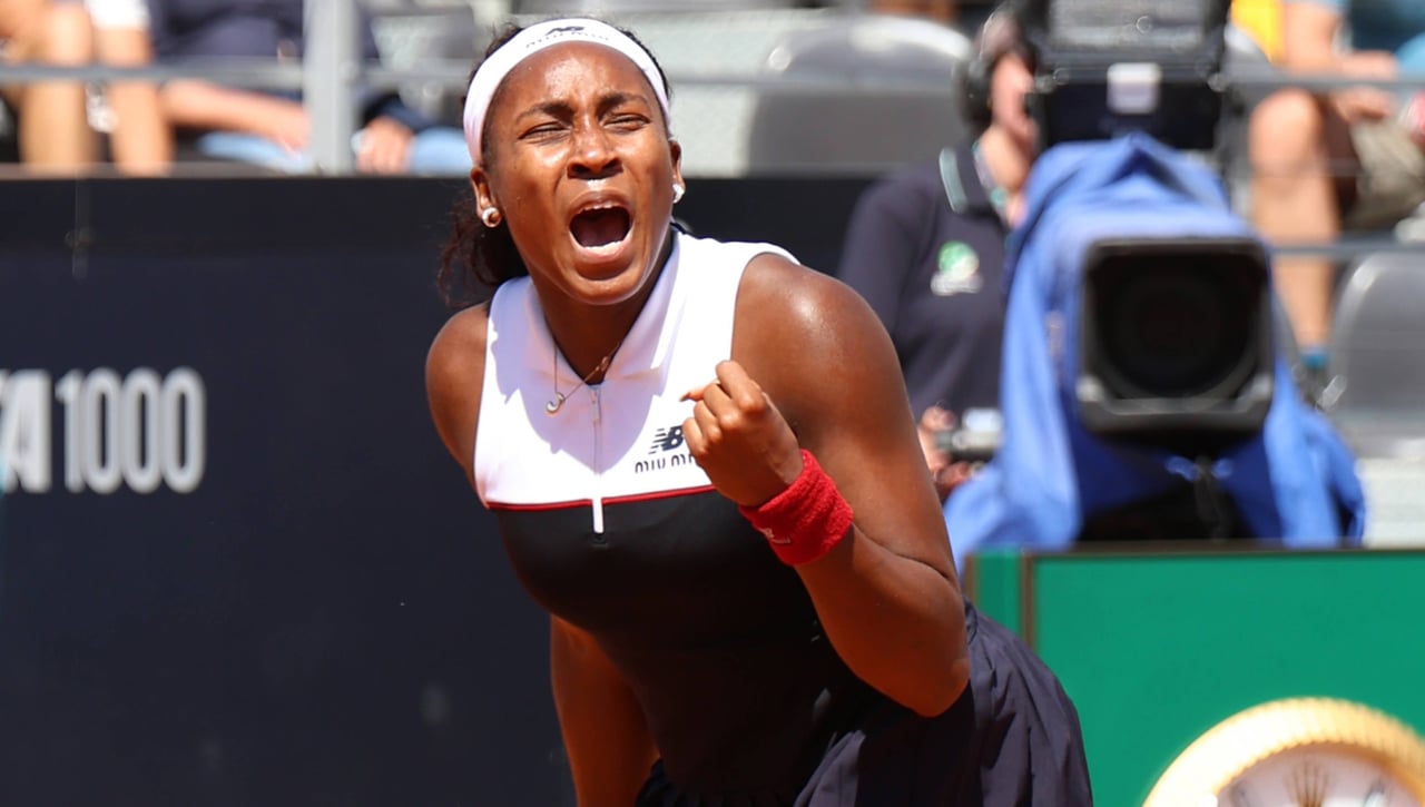 Gauff pone fin a un sueño en Roma