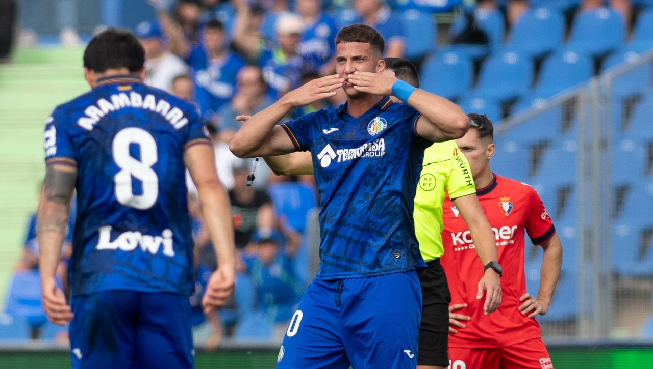 Getafe 1-1 Osasuna: Tablas en el Coliseum
