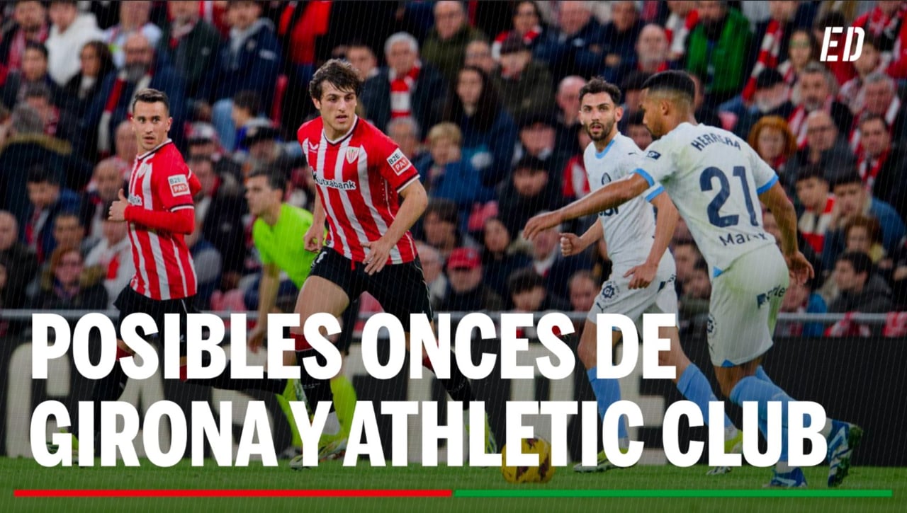 Alineaciones Girona y Athletic Club: Alineación posible de Girona y Athletic en el partido de hoy de LaLiga EA Sports
