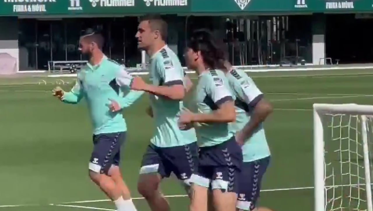 El Betis regresa al trabajo con buenas noticias