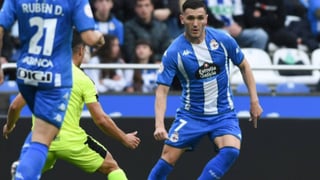 La peligrosa lesión de Lucas Pérez en su último partido con el Deportivo