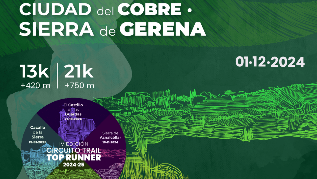 Gerena se prepara para el IX Trail Ciudad del Cobre