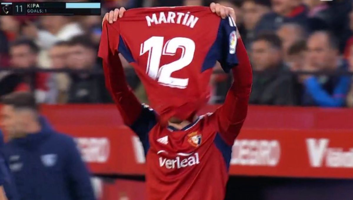 El bonito gesto de Kike Barja en el gol anulado ante el Sevilla