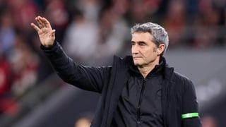 Ernesto Valverde reconoce que la polémica tarjeta roja a Brais Méndez "ha podido influir" en el empate del Athletic Club